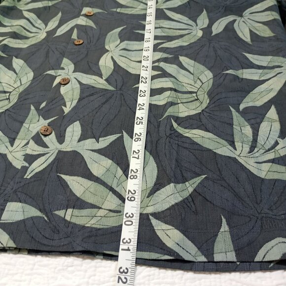 Tommy Bahama Mens Silk Hawaiian Shirt Size L Floral Tropic - Picture 6 of 7